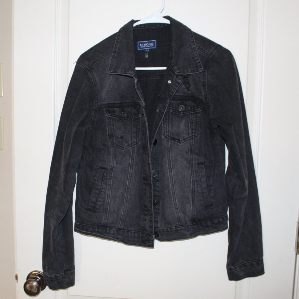 Distressed Jean Jacket